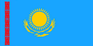 флаг Казахстана. наша реконструкция