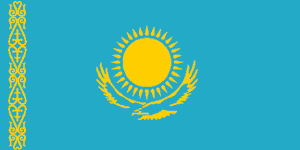 flag of Kazakhstan